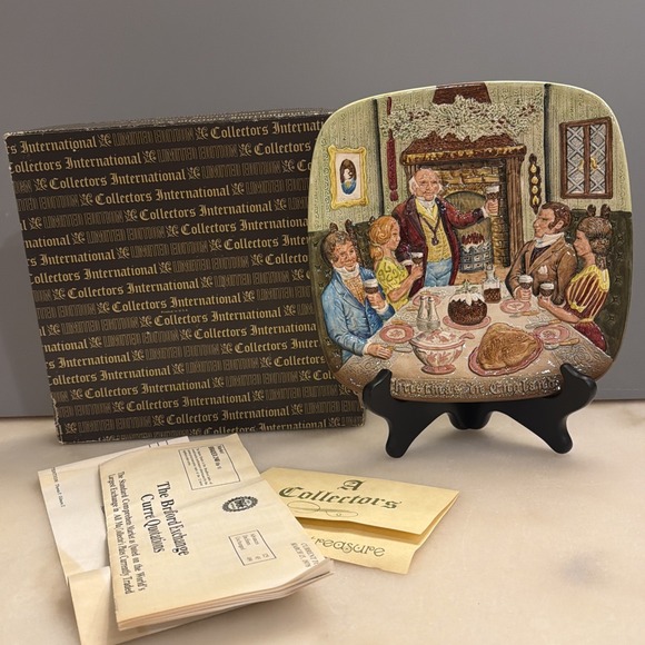 Royal Doulton Other - Vtg 1972 Royal Doulton Collectors Plate "Christmas in England"- 1st Edition